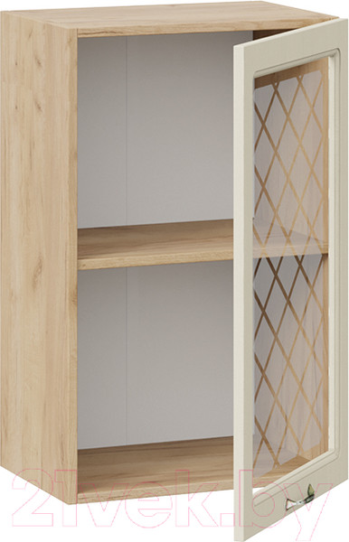 Изображение товара Шкаф навесной для кухни ТриЯ Бьянка 1В45С (дуб крафт золотой/дуб ваниль)