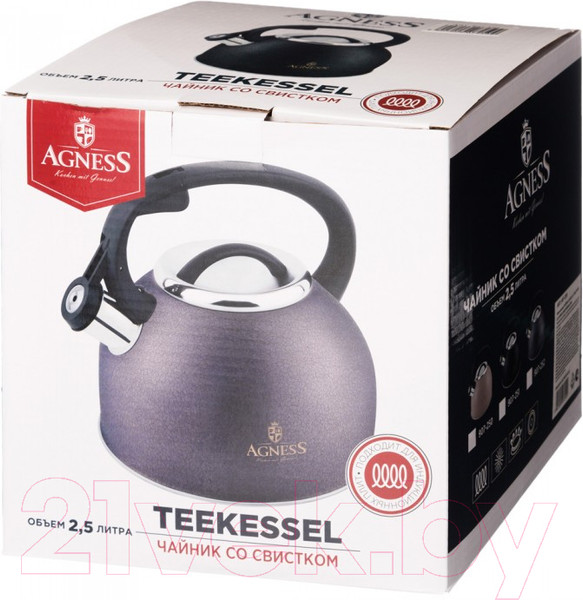 Изображение товара Чайник со свистком Agness 907-251