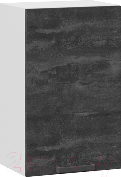 Изображение товара Шкаф навесной для кухни ТриЯ Детройт 1В45 (белый/угольный камень)