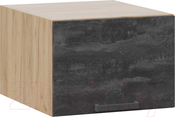 Изображение товара Шкаф навесной для кухни ТриЯ Детройт 1В5ГП (дуб крафт золотой/угольный камень)