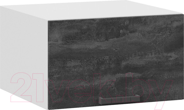 Изображение товара Шкаф навесной для кухни ТриЯ Детройт 1В6ГП (белый/угольный камень)