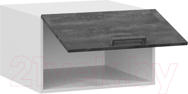 Изображение товара Шкаф навесной для кухни ТриЯ Детройт 1В6ГП (белый/угольный камень)