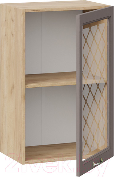 Изображение товара Шкаф навесной для кухни ТриЯ Бьянка 1В45С (дуб крафт золотой/дуб серый)