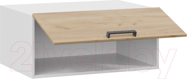 Изображение товара Шкаф навесной для кухни ТриЯ Детройт 1В8ГП (белый/дуб крафт золотой)