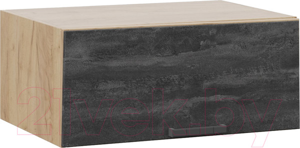 Изображение товара Шкаф навесной для кухни ТриЯ Детройт 1В8ГП (дуб крафт золотой/угольный камень)