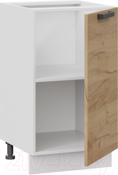 Изображение товара Шкаф-стол кухонный ТриЯ Детройт 1Н45 (белый/дуб крафт золотой)