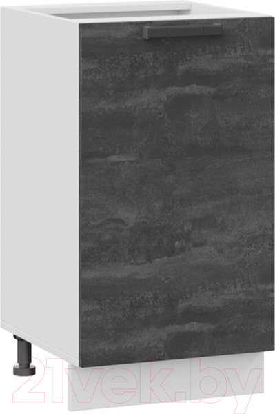 Изображение товара Шкаф-стол кухонный ТриЯ Детройт 1Н45 (белый/угольный камень)