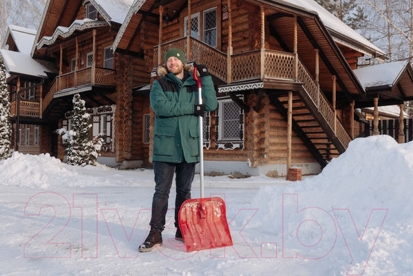 Изображение товара Лопата для уборки снега Fachmann 05.014 (рубиновый)