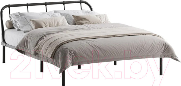 Изображение товара Полуторная кровать Домаклево Мира 140x200 (черный)