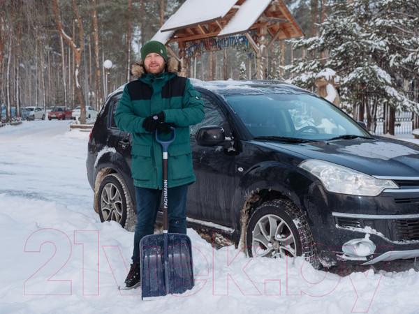 Изображение товара Лопата для уборки снега Fachmann 05.015 (темно-синий)