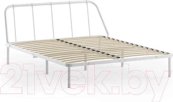 Изображение товара Двуспальная кровать Домаклево Мира 160x200 (белый)