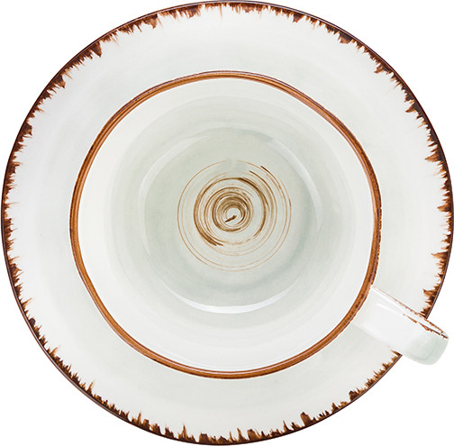 Изображение товара Чашка с блюдцем Elan Gallery Кантри / 760063 (голубой)