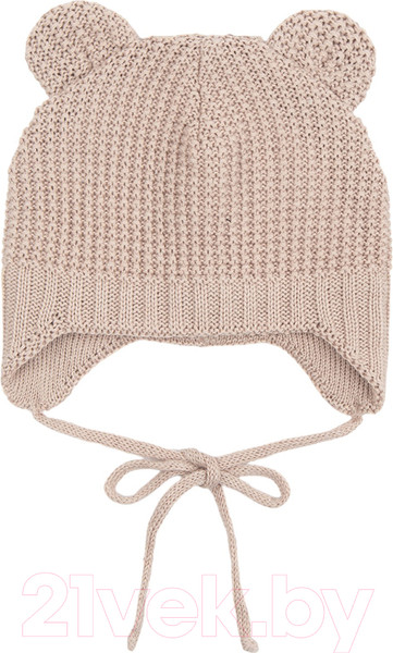 Изображение товара Шапочка для малышей Amarobaby Pure Love Teddy / AB-OD22-PLTe16/03-44 (бежевый, р.44-46)