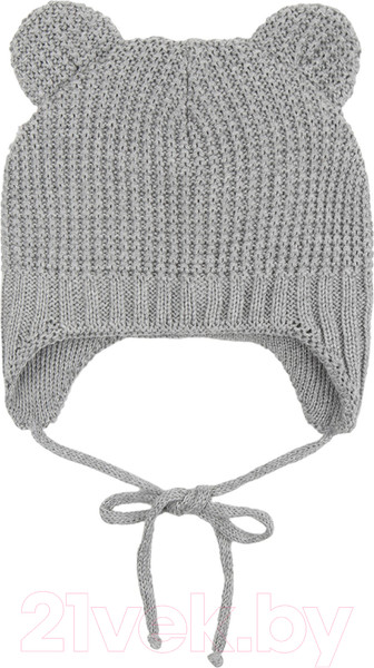 Изображение товара Шапочка для малышей Amarobaby Pure Love Teddy / AB-OD22-PLTe16/11-42 (серый, р.42-44)