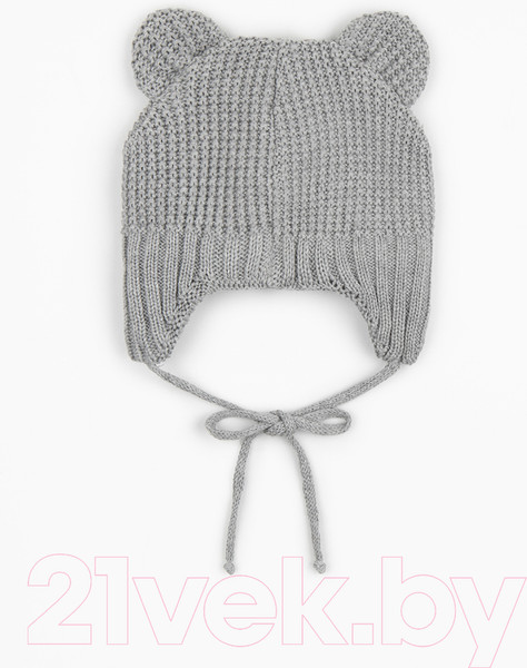 Изображение товара Шапочка для малышей Amarobaby Pure Love Teddy / AB-OD22-PLTe16/11-42 (серый, р.42-44)
