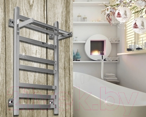 Изображение товара Полотенцесушитель водяной Ростела Квадро V 30 40x80/9 (1/2")