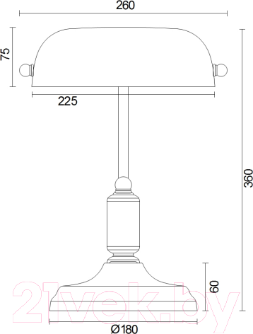 Изображение товара Прикроватная лампа Maytoni Kiwi Z153-TL-01-BS