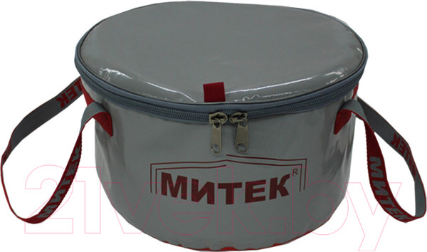 Изображение товара Ведро рыболовное Митек С крышкой H-20см (30см, серый)
