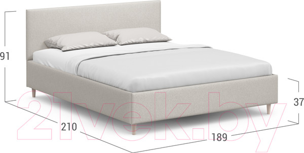 Изображение товара Двуспальная кровать Moon Family 1259 / К004434