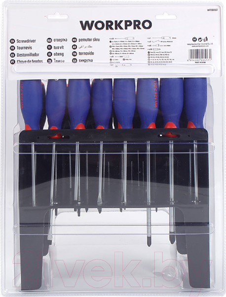 Изображение товара Набор головок, бит Workpro WP200507