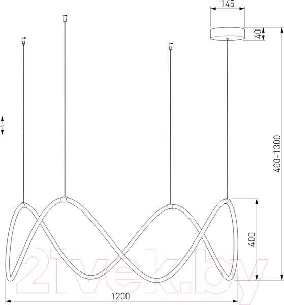 Изображение товара Потолочный светильник Евросвет 90288/1 (белый)