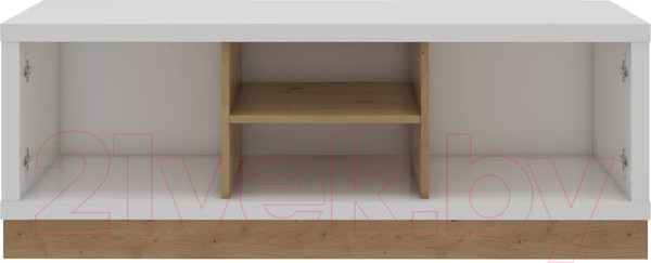 Изображение товара Тумба Stolline Балтимор под ТВ / 414.06 (белый/дикий дуб)