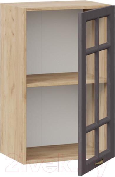Изображение товара Шкаф навесной для кухни ТриЯ Лина 1В45С (дуб крафт золотой/графит)