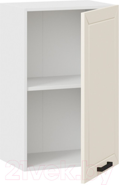 Изображение товара Шкаф навесной для кухни ТриЯ Лорас 1В45 (белый/холст брюле)