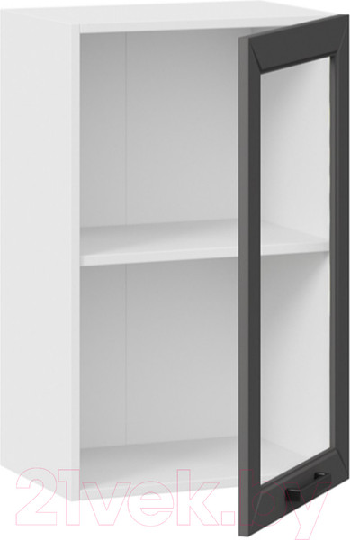 Изображение товара Шкаф навесной для кухни ТриЯ Лорас 1В45С (белый/холст вулкан)