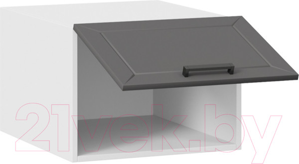 Изображение товара Шкаф навесной для кухни ТриЯ Лорас 1В5ГП (белый/холст вулкан)