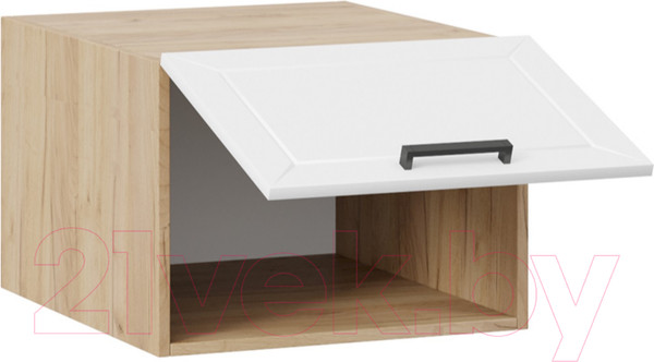 Изображение товара Шкаф навесной для кухни ТриЯ Лорас 1В5ГП (дуб крафт золотой/холст белый)