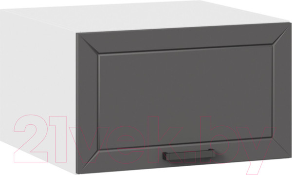 Изображение товара Шкаф навесной для кухни ТриЯ Лорас 1В6ГП (белый/холст вулкан)