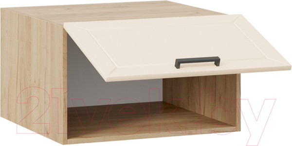 Изображение товара Шкаф навесной для кухни ТриЯ Лорас 1В6ГП (дуб крафт золотой/холст брюле)