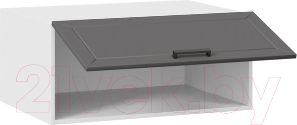 Изображение товара Шкаф навесной для кухни ТриЯ Лорас 1В8ГП (белый/холст вулкан)