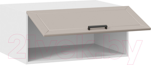 Изображение товара Шкаф навесной для кухни ТриЯ Лорас 1В8ГП (белый/холст латте)