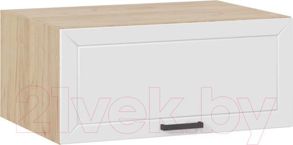 Изображение товара Шкаф навесной для кухни ТриЯ Лорас 1В8ГП (дуб крафт золотой/холст белый)