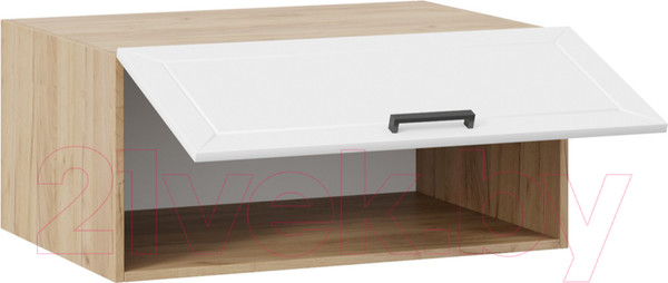 Изображение товара Шкаф навесной для кухни ТриЯ Лорас 1В8ГП (дуб крафт золотой/холст белый)