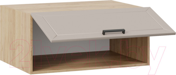 Изображение товара Шкаф навесной для кухни ТриЯ Лорас 1В8ГП (дуб крафт золотой/холст латте)