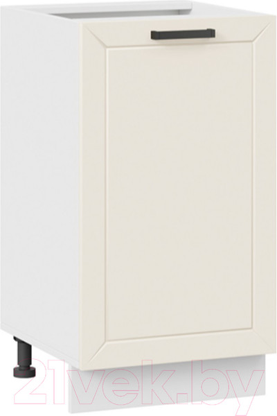 Изображение товара Шкаф-стол кухонный ТриЯ Лорас 1Н45 (белый/холст брюле)