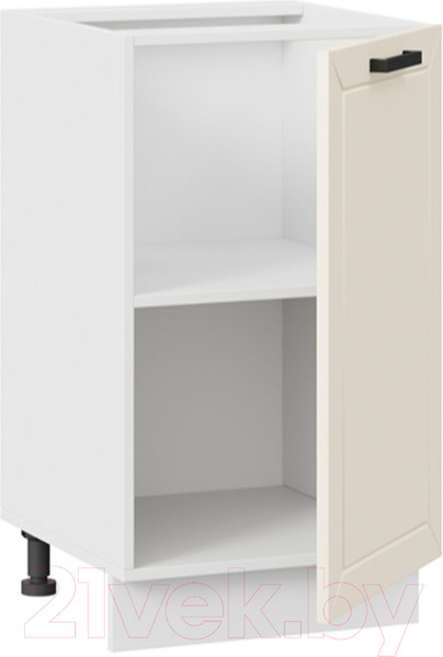 Изображение товара Шкаф-стол кухонный ТриЯ Лорас 1Н45 (белый/холст брюле)
