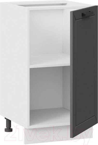 Изображение товара Шкаф-стол кухонный ТриЯ Лорас 1Н45 (белый/холст вулкан)