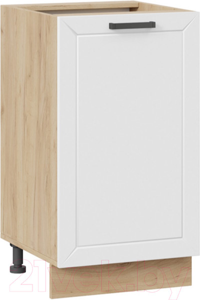 Изображение товара Шкаф-стол кухонный ТриЯ Лорас 1Н45 (дуб крафт золотой/холст белый)