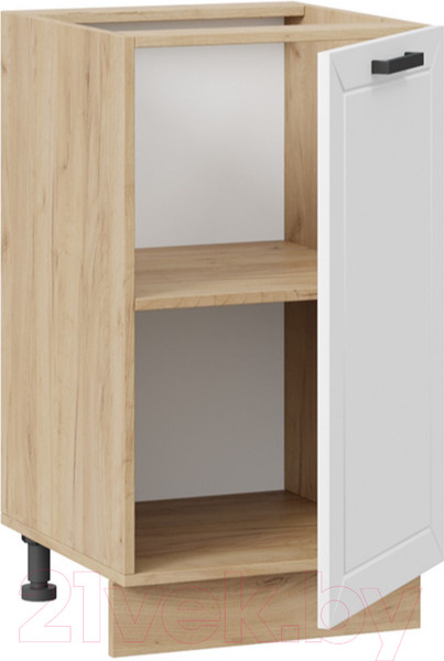 Изображение товара Шкаф-стол кухонный ТриЯ Лорас 1Н45 (дуб крафт золотой/холст белый)