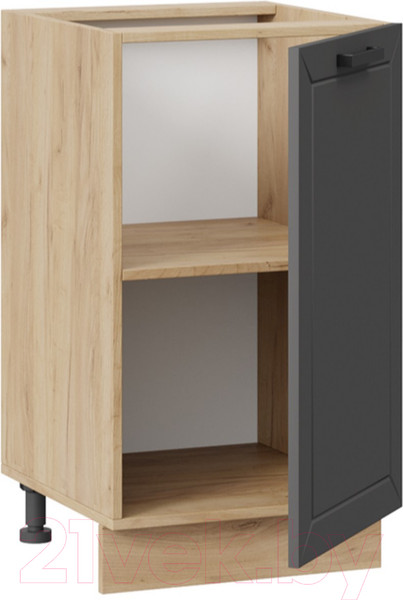 Изображение товара Шкаф-стол кухонный ТриЯ Лорас 1Н45 (дуб крафт золотой/холст вулкан)