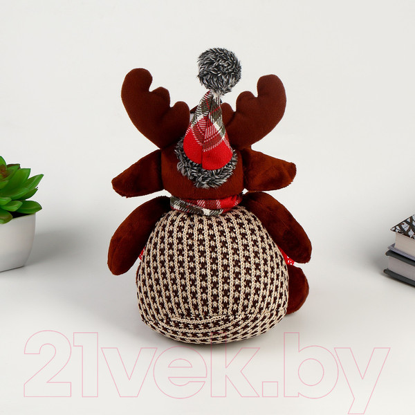 Изображение товара Мягкая игрушка Sima-Land Олень с шарфиком / 9546686