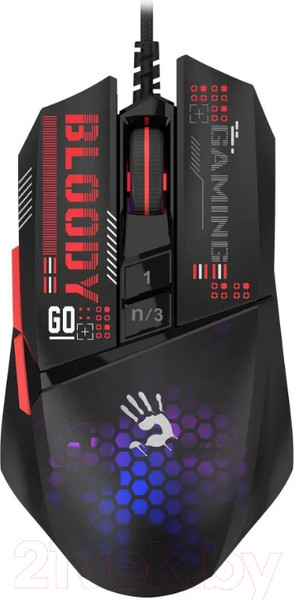 Изображение товара Мышь A4Tech Bloody W60 Max Mini (черный)