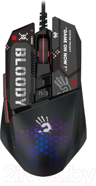 Изображение товара Мышь A4Tech Bloody W60 Max Mini (черный)