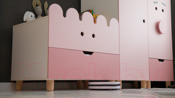 Изображение товара Шкаф-пенал Файрум Пиги / ФР20-ПГ01 (розовый)