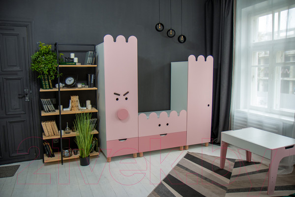 Изображение товара Комод Файрум Пиги / ФР20-ПГ04 (розовый)