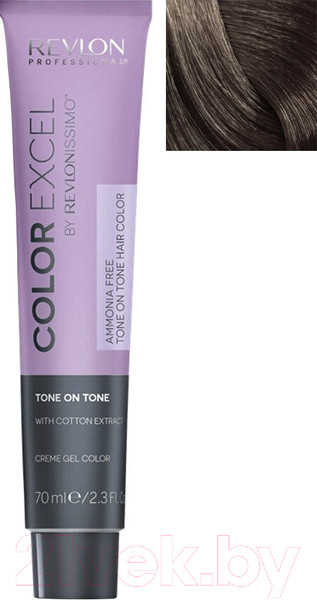 Изображение товара Крем-краска для волос Revlon Professional Color Excel 5.25 (70мл, шоколадный ореховый)